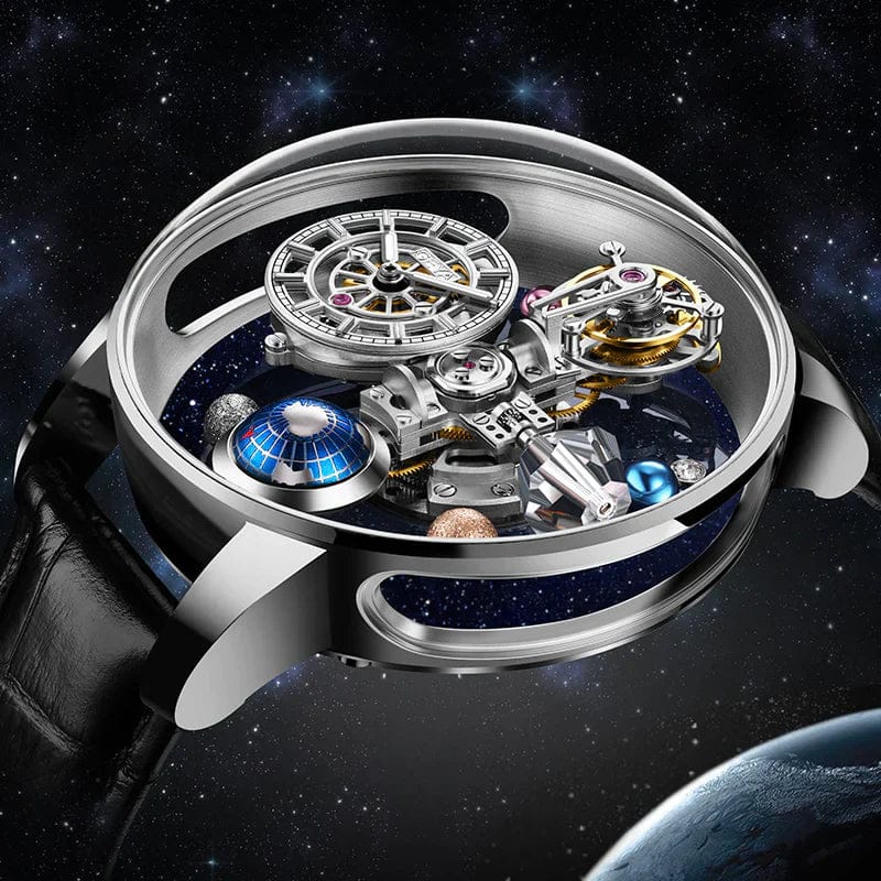 Geya's Stellar Navigator Tourbillon Automatic Watch Featured in 2A Magazine